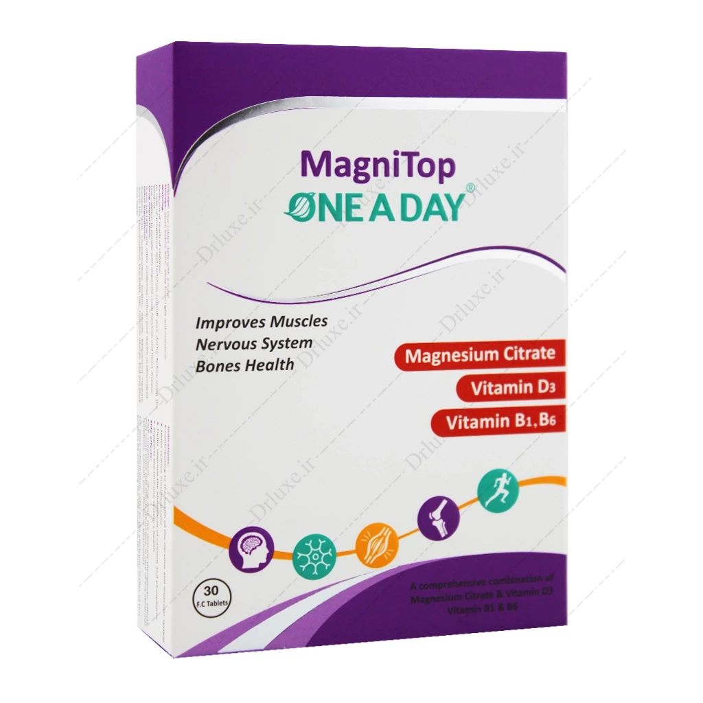 قرص مگنی تاپ دنیا دارو 30 عدد